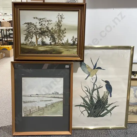 Janet Marshall - Limited Edition Print Together with Two Others