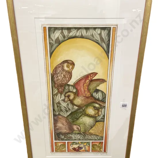 Mary E. Taylor - II Kakapo Panel - Limited Edition Print