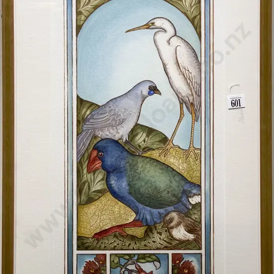 Mary E. Taylor - I Takahe Panel - Limited Edition Print