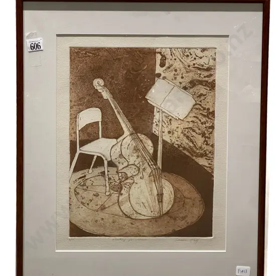 Susan Poff - Waiting for Music - Limited Edition Print 6/25