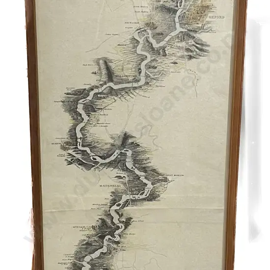 Tombleson's Panoramic Map of the Thames & Medway