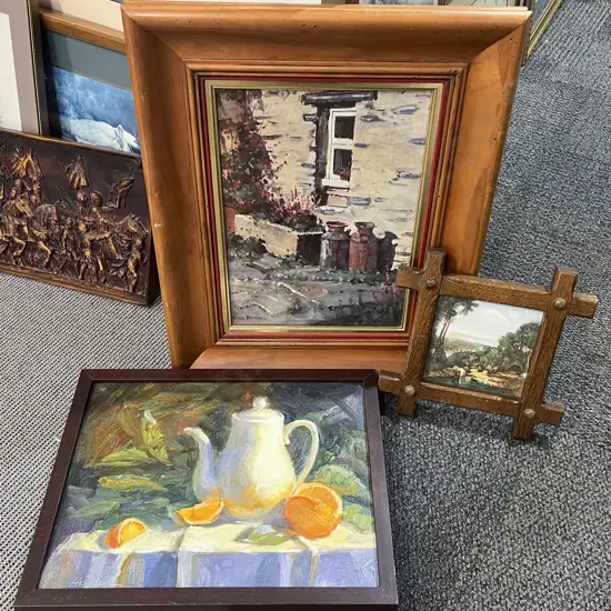 Hogden - Still Life & Two Prints