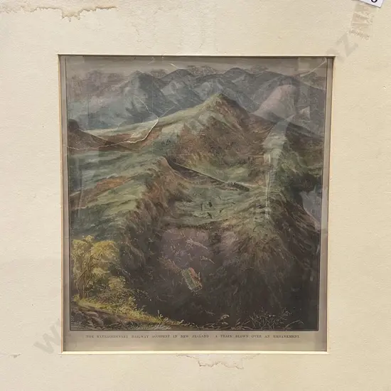 The Extraordinary Railway Accident in New Zealand Bookplate