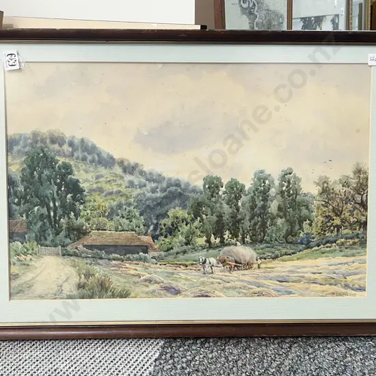 Indistinctly Signed - Colonial Watercolour
