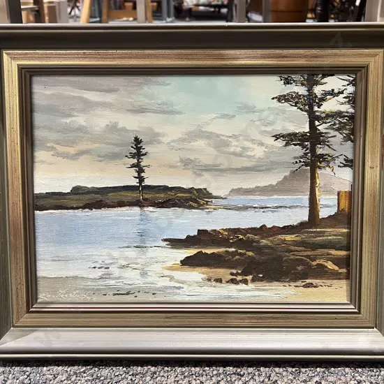 Ron Prestney - Norfolk Island - Oil on Board