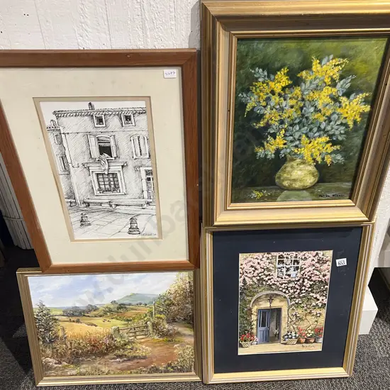 Four Assorted Original Artworks