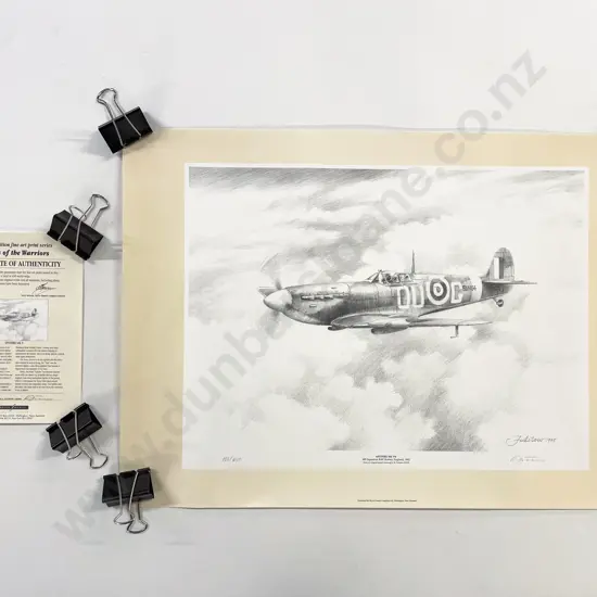 Ron Fulstow - Spitfire MK VB - Signed Ltd Ed Print 123/450 (unframed)
