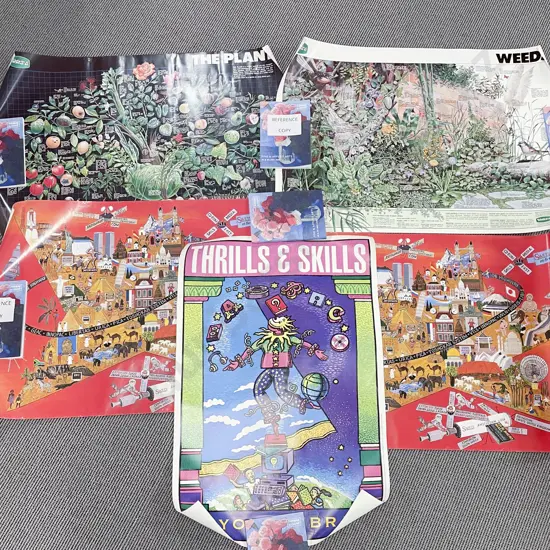 Four Assorted Vintage Educational Posters