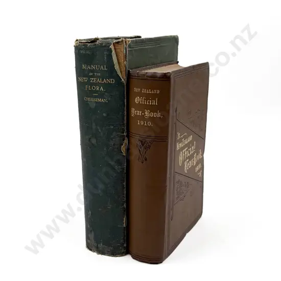 Manual of the NZ Flora - Cheeseman with NZ Official Year Book 1910