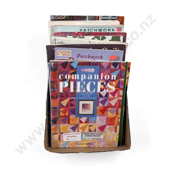 Collection of Quilt Magazines and Books