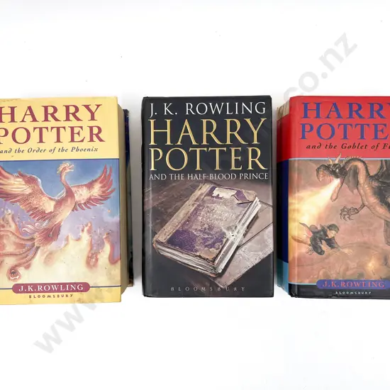 Three Australian First Edition Harry Potter Books