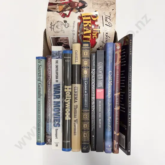 Box of Assorted TV/Movie Reference Volumes