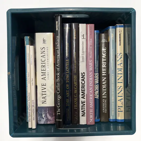 Box of Assorted Books including Native American Reference