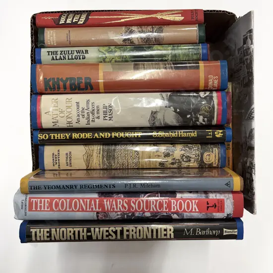 Box of Assorted Military Reference