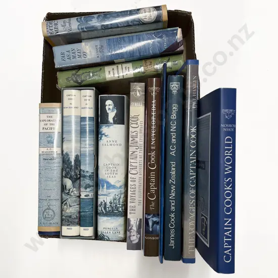 Box of Assorted Captain Cook Reference Volumes
