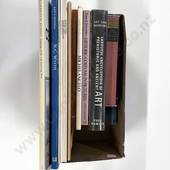 Box of Assorted Art Reference