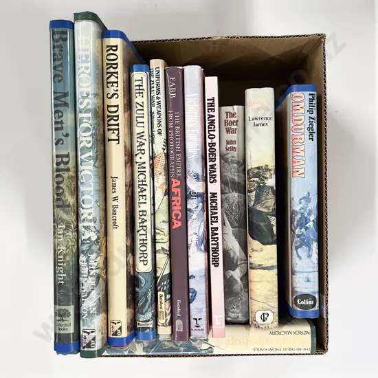 Box of Assorted Military Reference