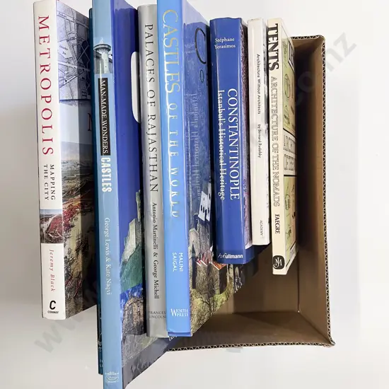 Box of Assorted Castle Reference Volumes