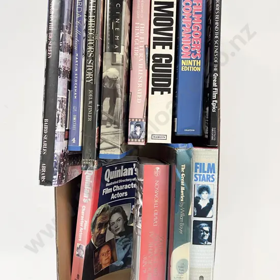 Box of Assorted Film Reference Volumes