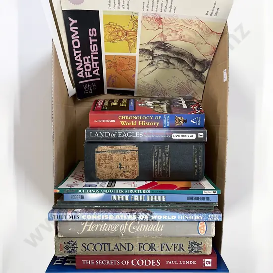 Box Quantity of Assorted Books