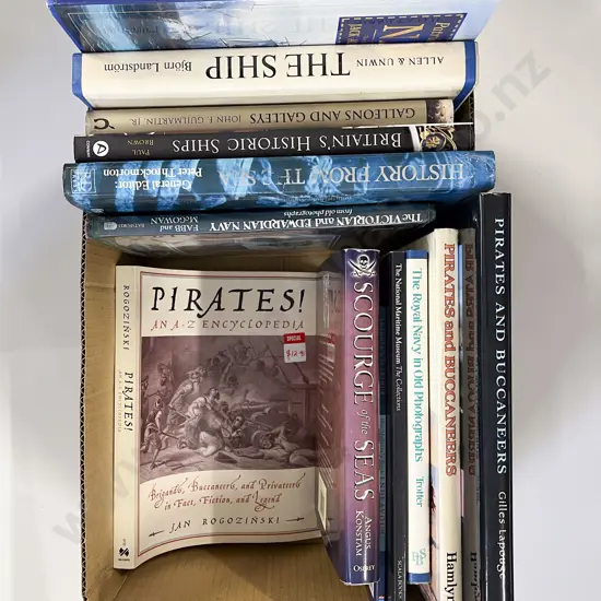 Box of Assorted Nautical Reference