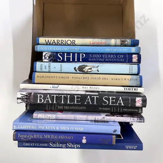 Box of Assorted Nautical Reference
