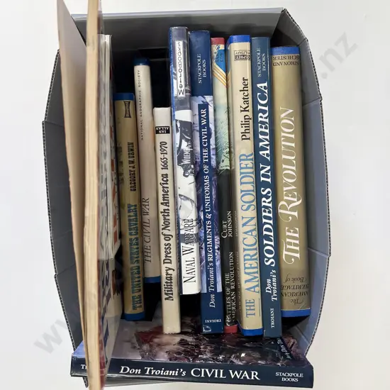 Box of Assorted Military Reference