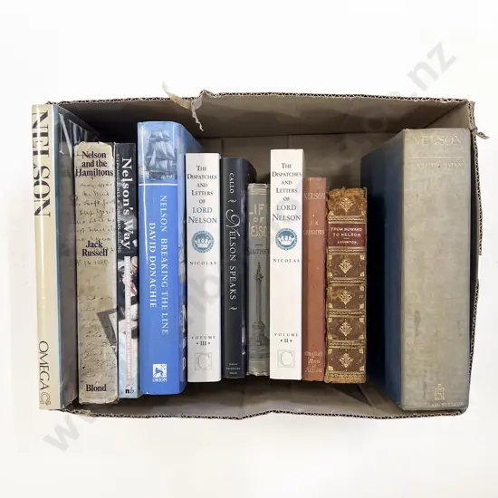 Box of Assorted Lord Nelson Reference Volumes
