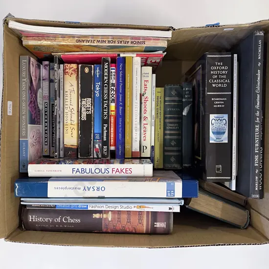 Box of Assorted Books