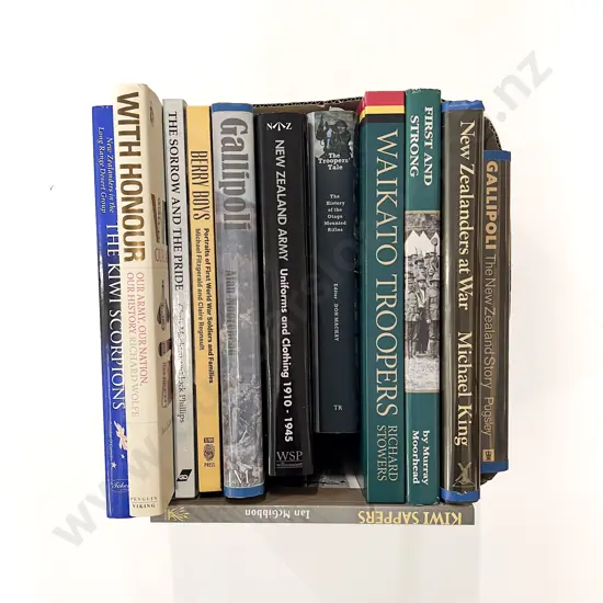 Box of Assorted Military Reference