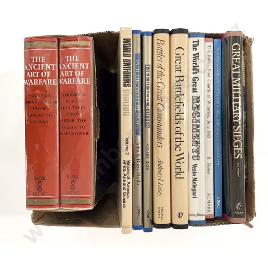 Box of Assorted Military Reference