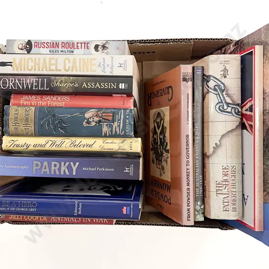 Box of Assorted Books