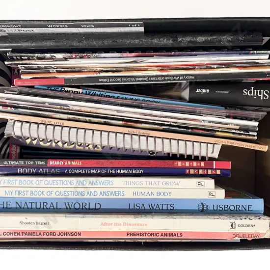 Box of Assorted Books