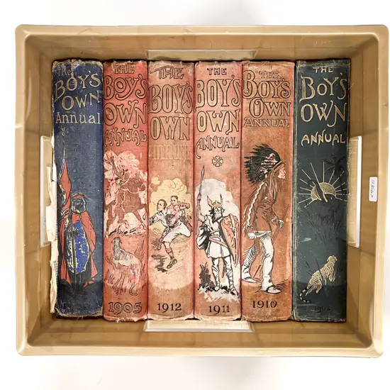 Six Assorted Boys Own Annual Volumes