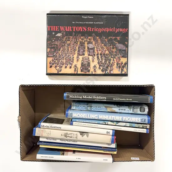 Box of Assorted Model Soldiers Reference Volumes