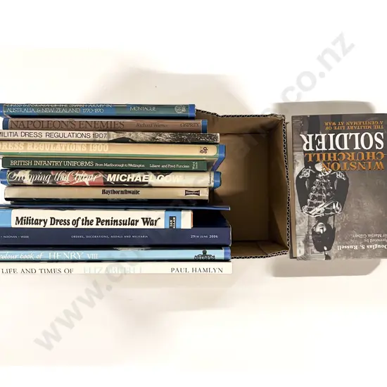 Box of Assorted Military Reference