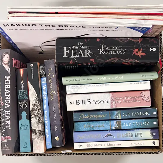 Box of Assorted Books