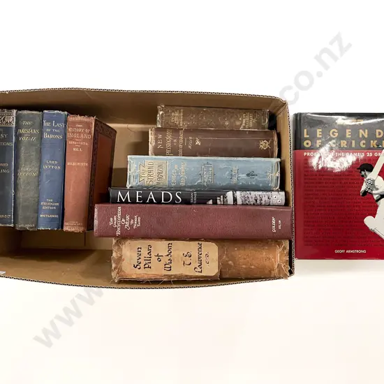 Box of Assorted Vintage Books etc