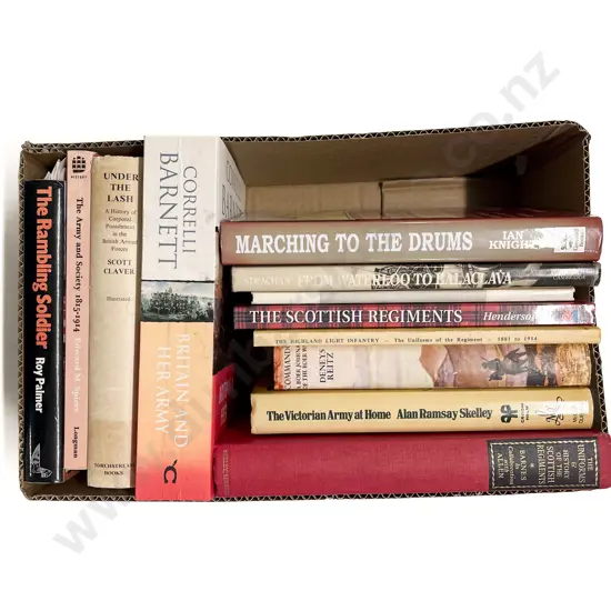 Box of Assorted Military Reference