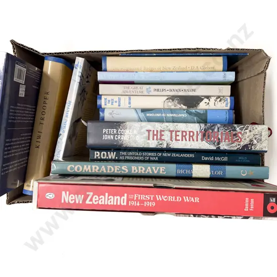 Box of Assorted Military Reference