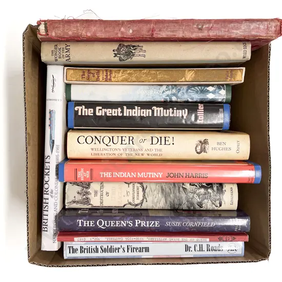 Box of Assorted Military Reference