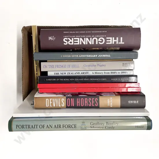 Box of Assorted Military Reference