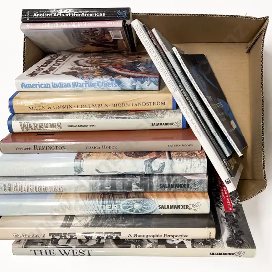 Box of Mostly Native American Volumes