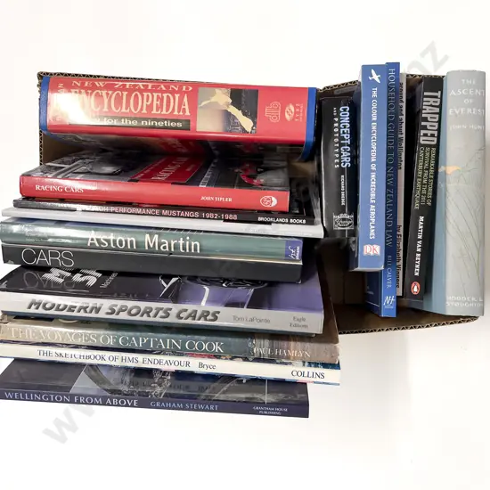 Box of Assorted Books