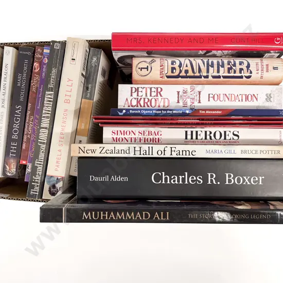 Box of Assorted Books