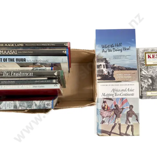 Box of Mostly African Reference Volumes