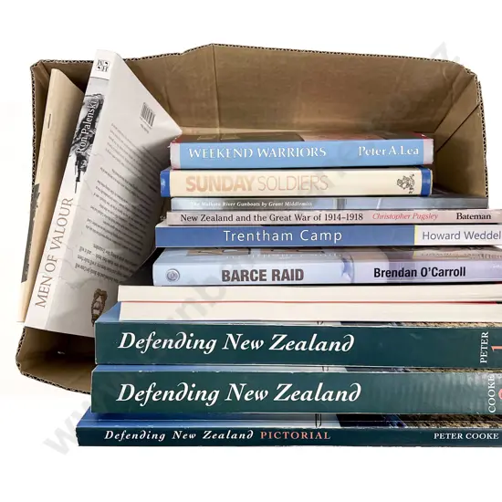 Box of Assorted NZ Military Reference