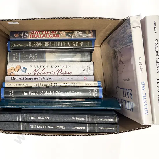 Box of Assorted Maritime Reference