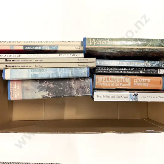 Box of Assorted Military Reference