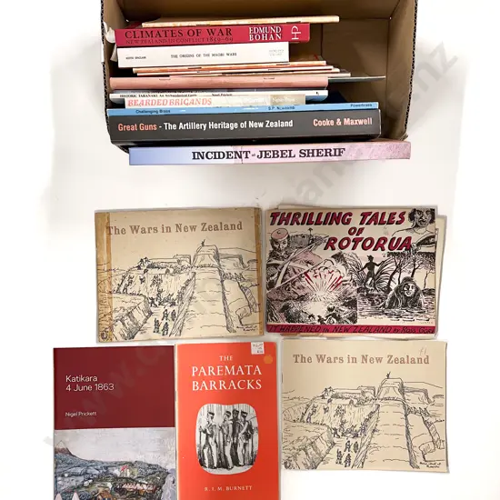 Box of Assorted Military Reference